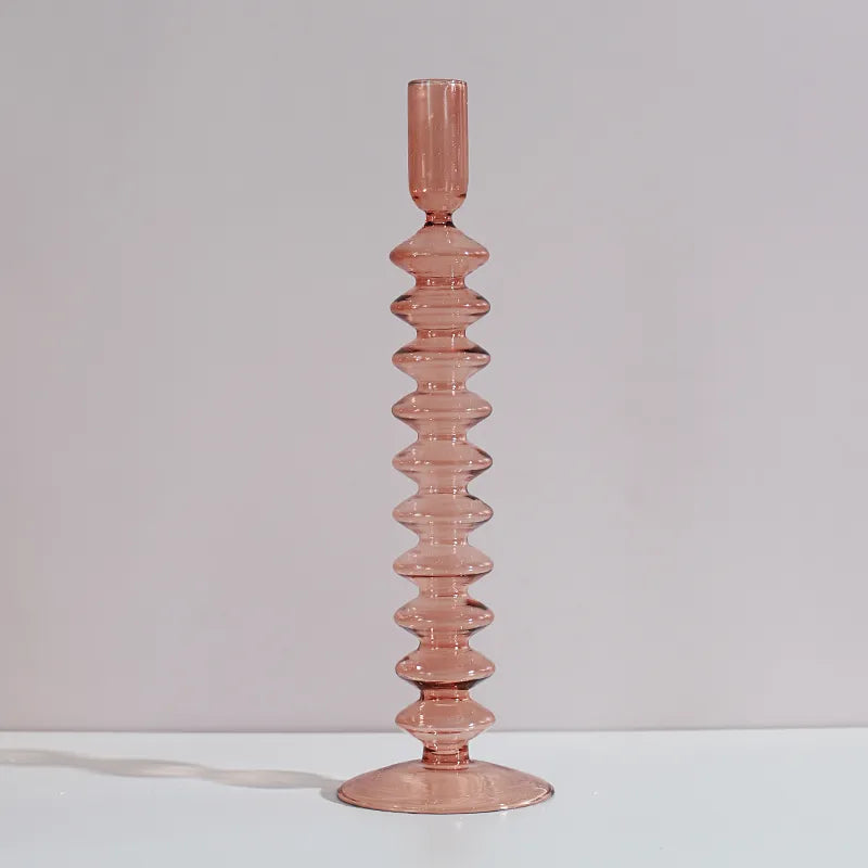 Nordic Glass Candle Holders - European Style