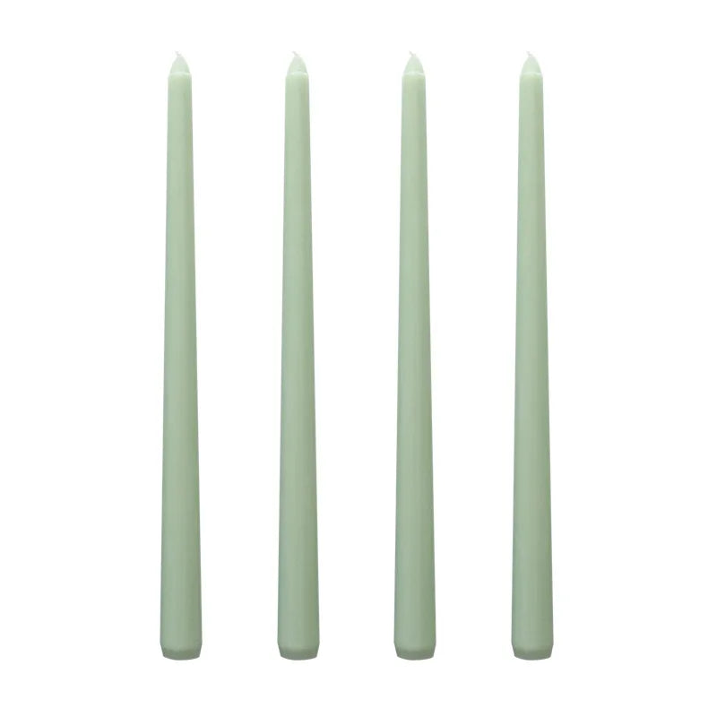 Tall Unscented Taper Candles 30cm - 4 Pack