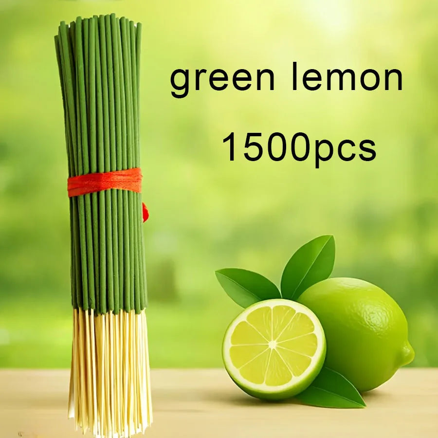 Green Lemon Incense Sticks 22cm - Fresh Citrus Aroma