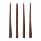 Tall Unscented Taper Candles 30cm - 4 Pack
