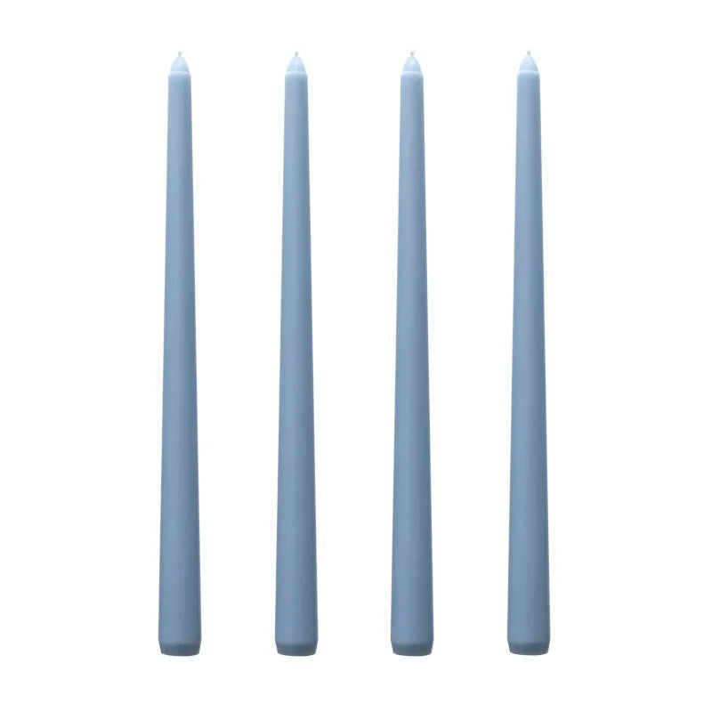 Tall Unscented Taper Candles 30cm - 4 Pack