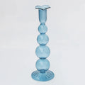 Modern Glass Taper Candle Holder - Minimalist Design
