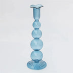 Modern Glass Taper Candle Holder - Minimalist Design