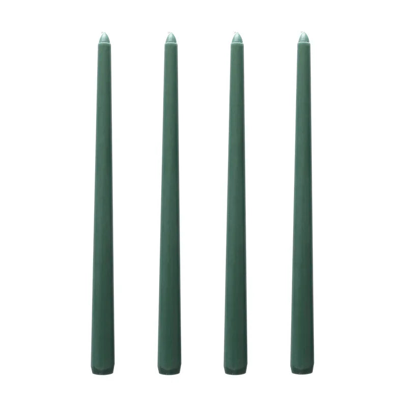 Tall Unscented Taper Candles 30cm - 4 Pack
