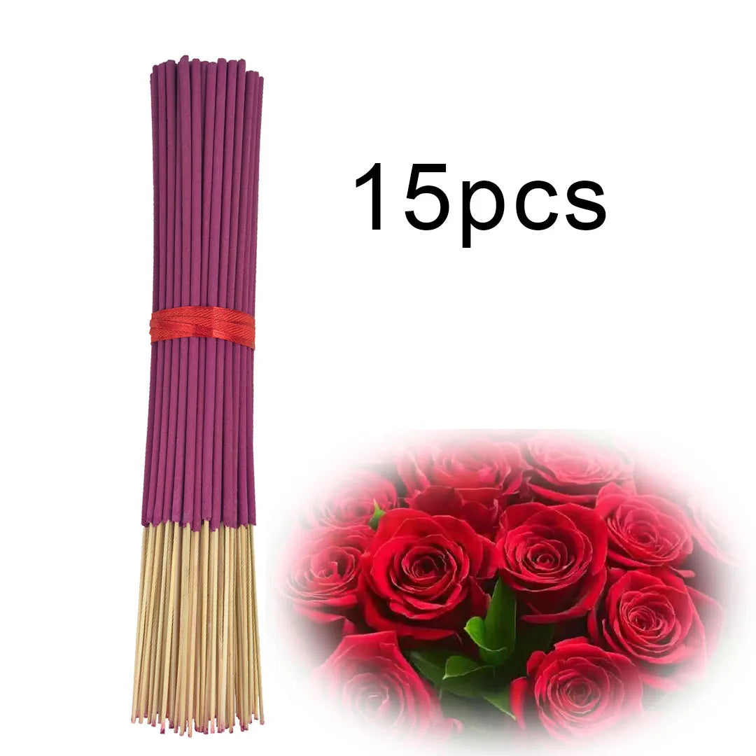 Handmade Floral Rose Incense Sticks, 22.0cm Cm Long