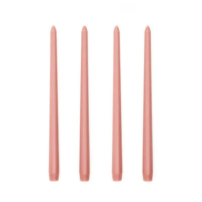 Tall Unscented Taper Candles 30cm - 4 Pack