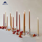 Tall Unscented Taper Candles 30cm - 4 Pack