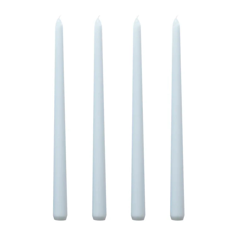 Tall Unscented Taper Candles 30cm - 4 Pack