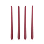 Tall Unscented Taper Candles 30cm - 4 Pack