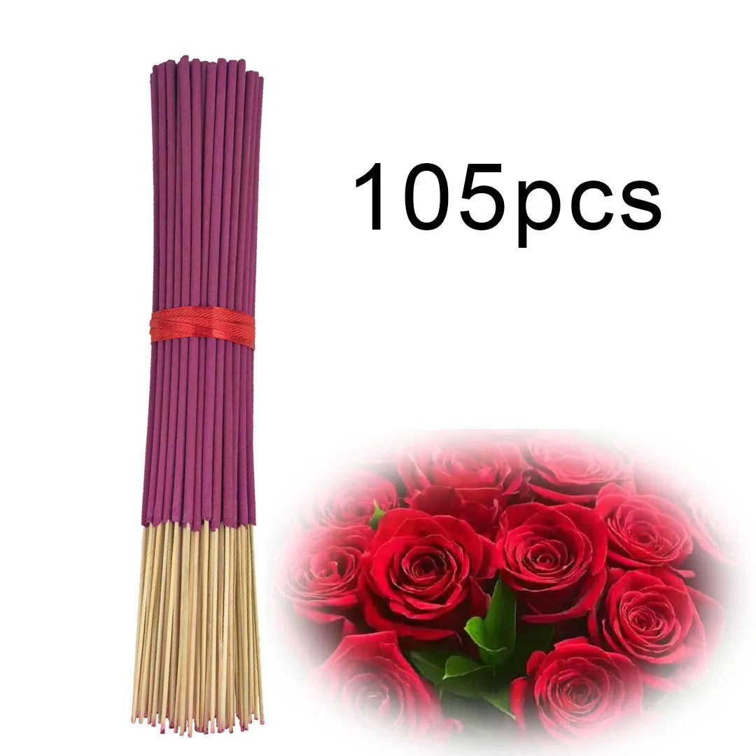 Handmade Floral Rose Incense Sticks, 22.0cm Cm Long