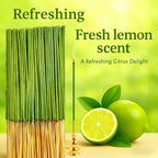 Green Lemon Incense Sticks 22cm - Fresh Citrus Aroma