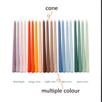 Tall Unscented Taper Candles 30cm - 4 Pack