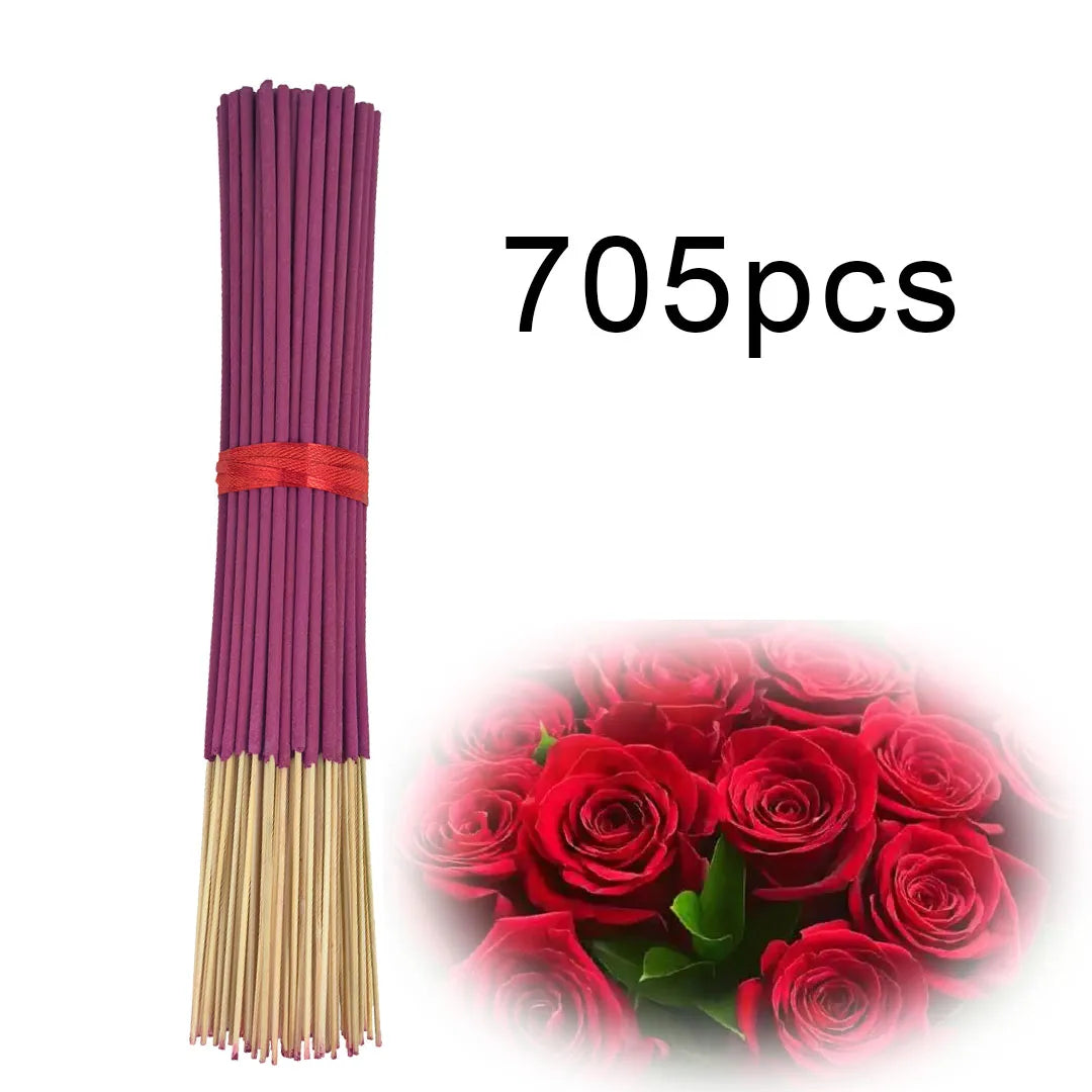 Handmade Floral Rose Incense Sticks, 22.0cm Cm Long