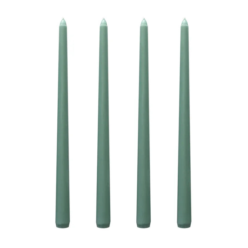Tall Unscented Taper Candles 30cm - 4 Pack