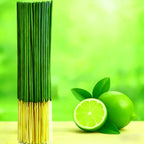 Green Lemon Incense Sticks 22cm - Fresh Citrus Aroma