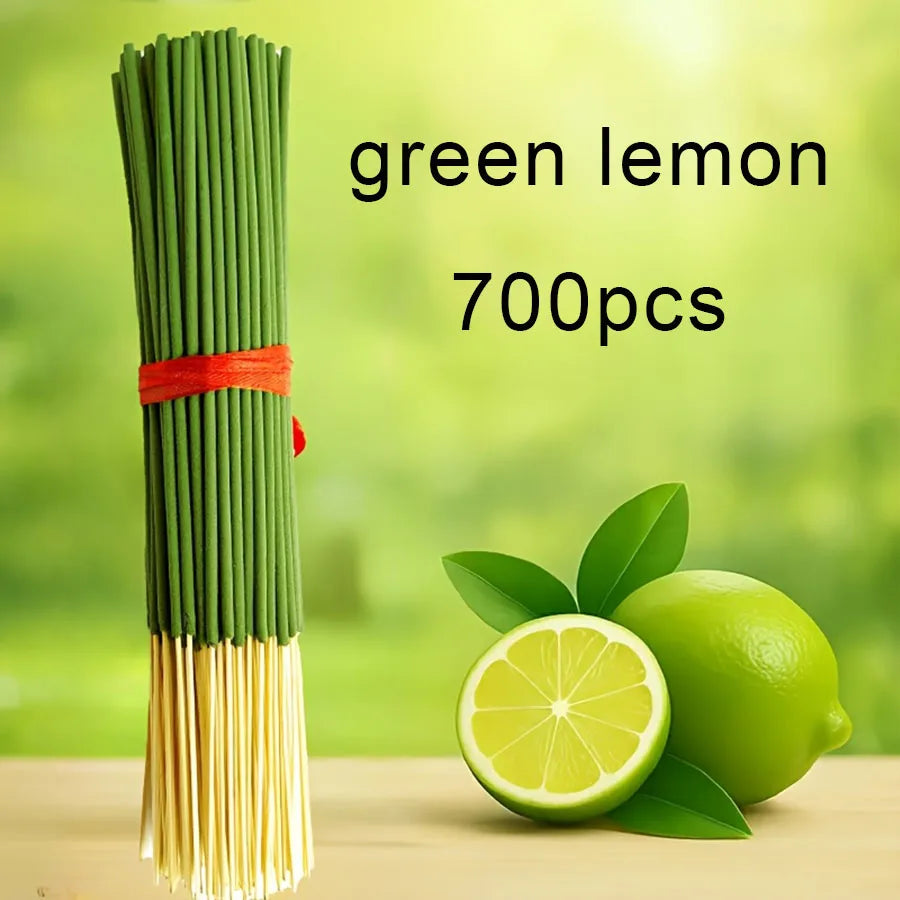 Green Lemon Incense Sticks 22cm - Fresh Citrus Aroma