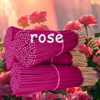 Handmade Floral Rose Incense Sticks, 22.0cm Cm Long