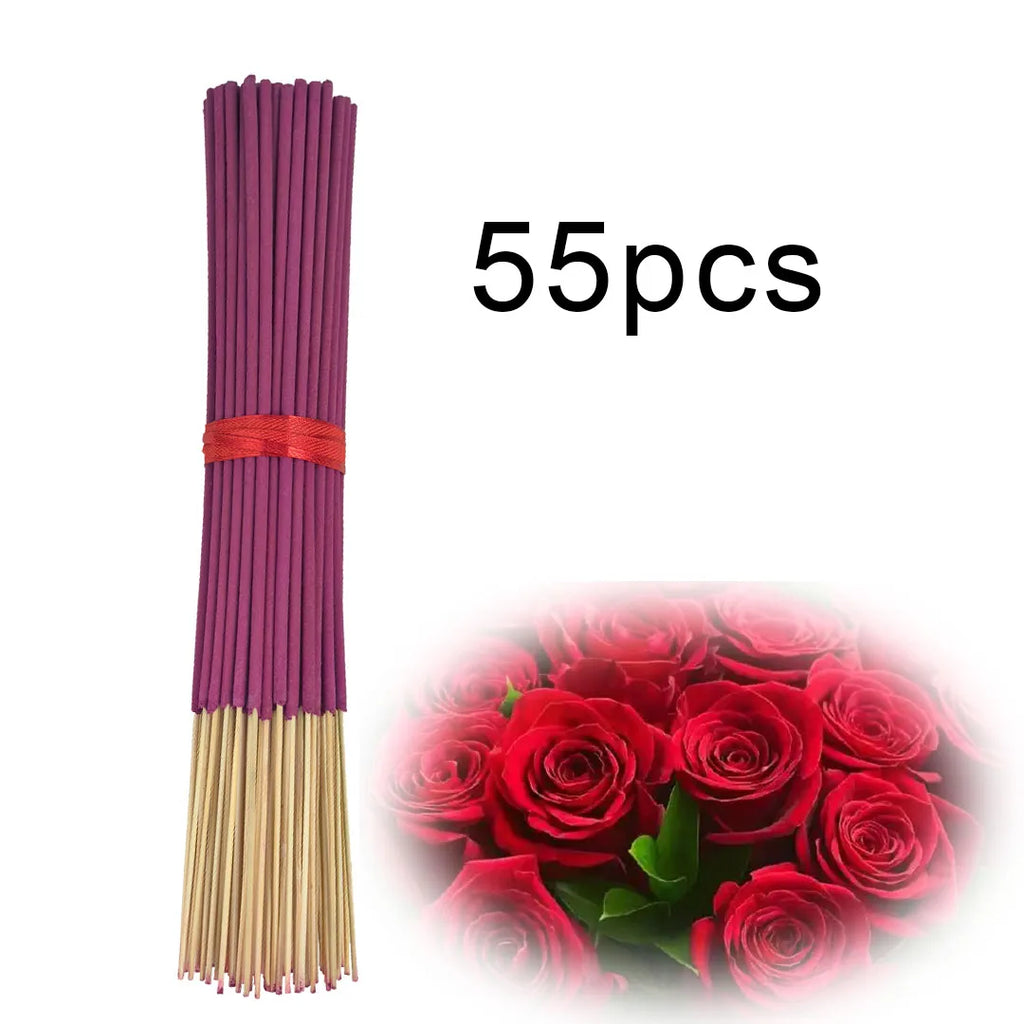 Handmade Floral Rose Incense Sticks, 22.0cm Cm Long