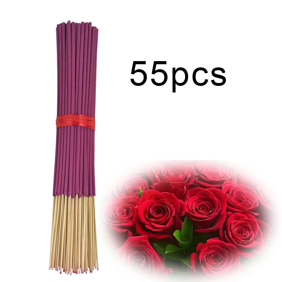 Handmade Floral Rose Incense Sticks, 22.0cm Cm Long