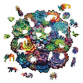 Succulent Plant Hidden Shapes Puzzle