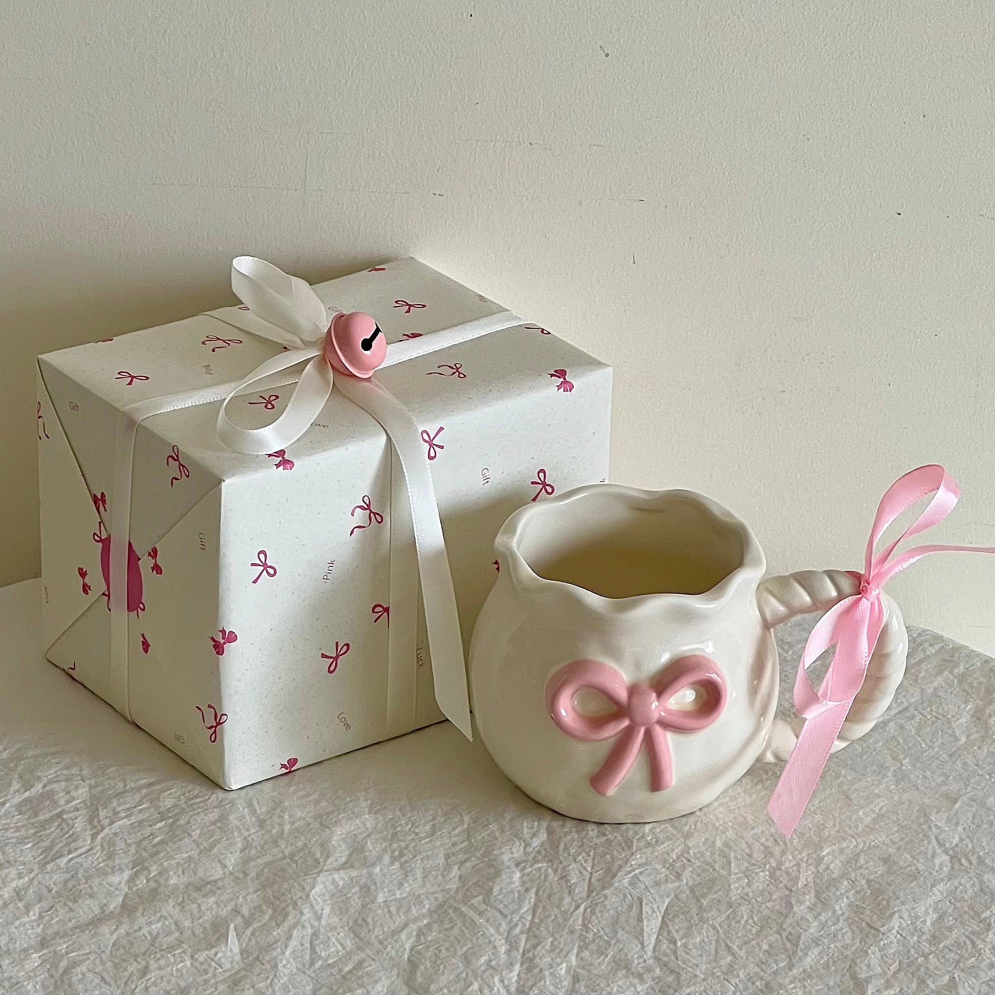 Irregular Cute Cherry Art Mug Gift Ceramic Cup