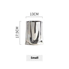 Light Luxury Electroplated Ceramic Vase - Household