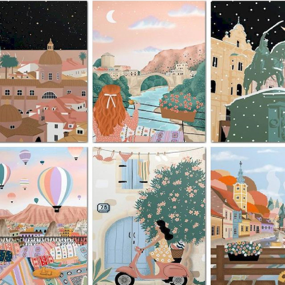 Different Times Paint By Numbers