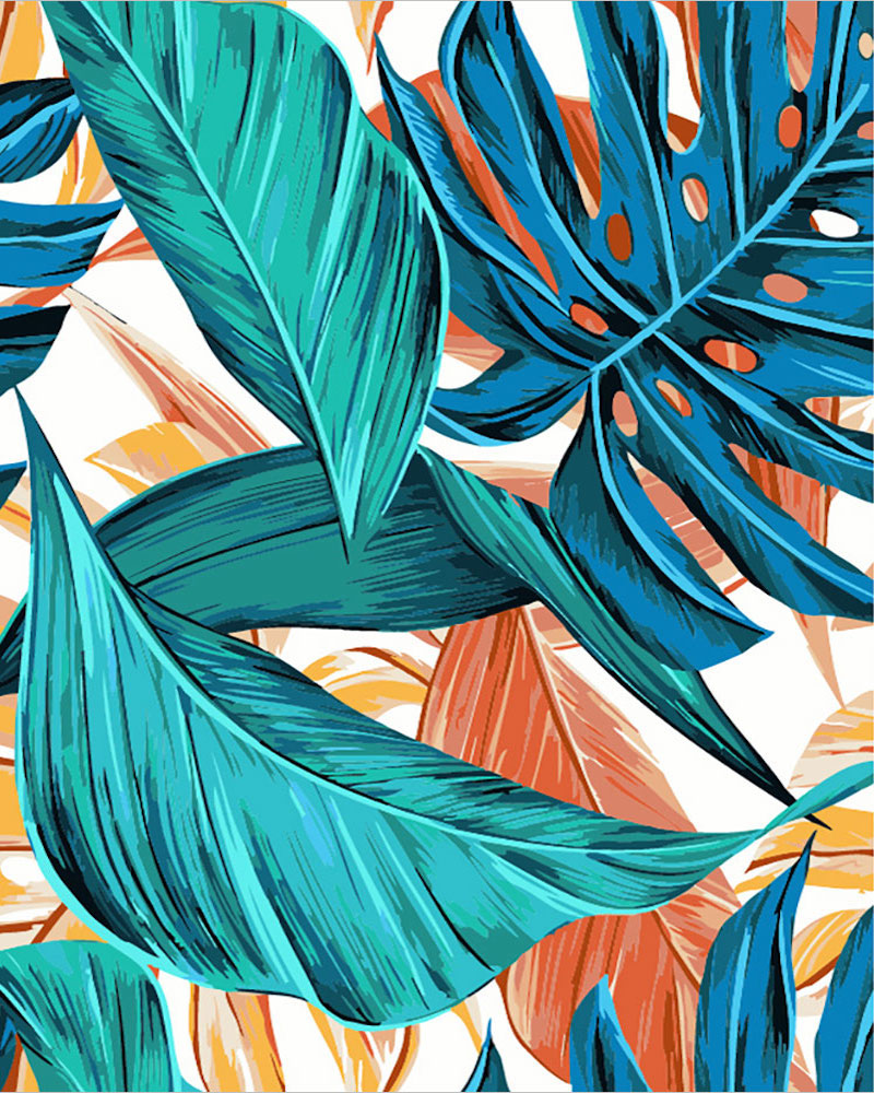 Painting By Numbers Abstract Picture