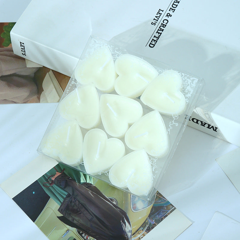 Heart-Shaped Aromatherapy Tealights - Romantic Gift