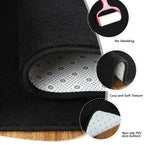 Solid  Black Rug