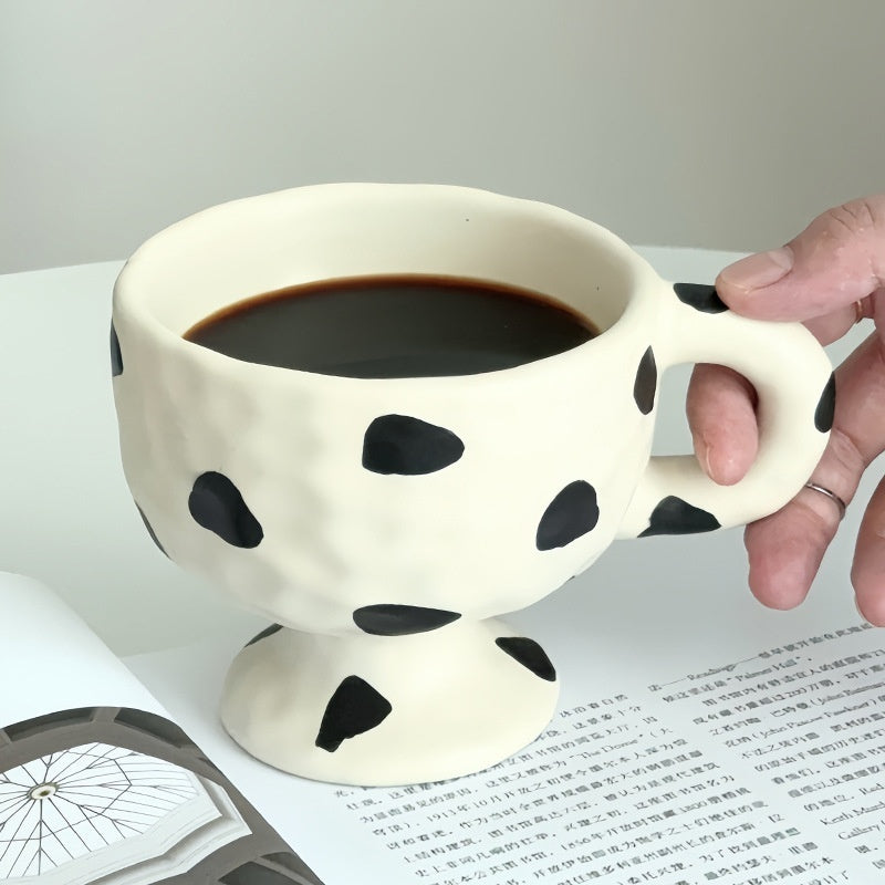 Personalized Simple Ceramic Creative Mug Hand-pinching Irregular