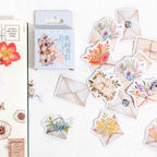 Retro Flower Journal Decoration Stickers
