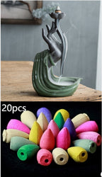 Indoor Incense Tower - Cone Burner with Smoke View
