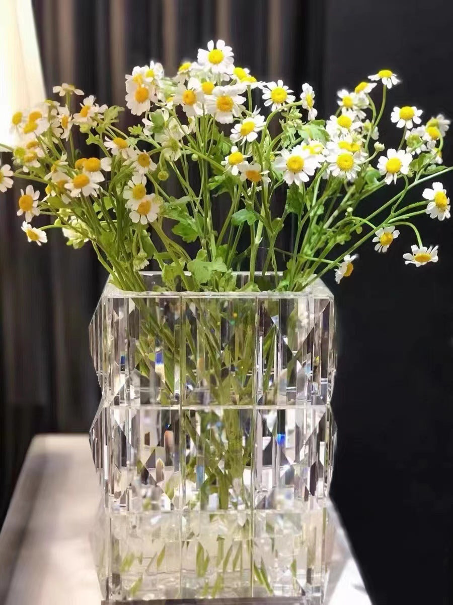 Nordic Light Luxury Crystal Vase - Bakala Home Decor