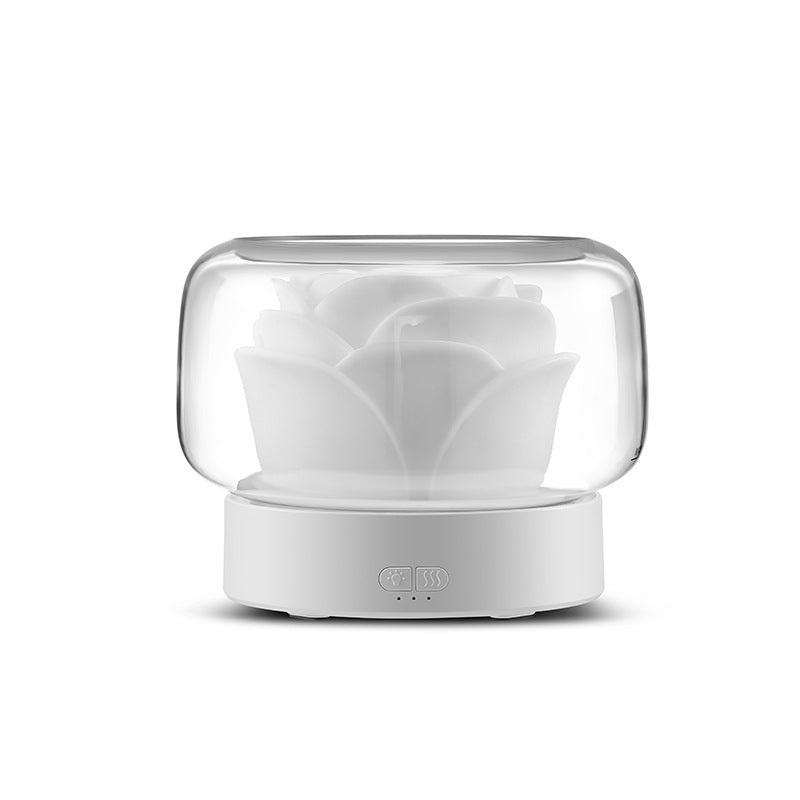 Rose Essential Oil Aroma Diffuser - Floral Aromatherapy