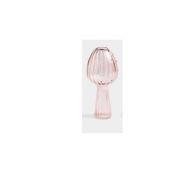 Glass Mushroom Vase - Whimsical Design