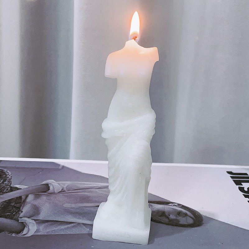 Venus De Milo Sculpture Candle - Artistic Soy Wax