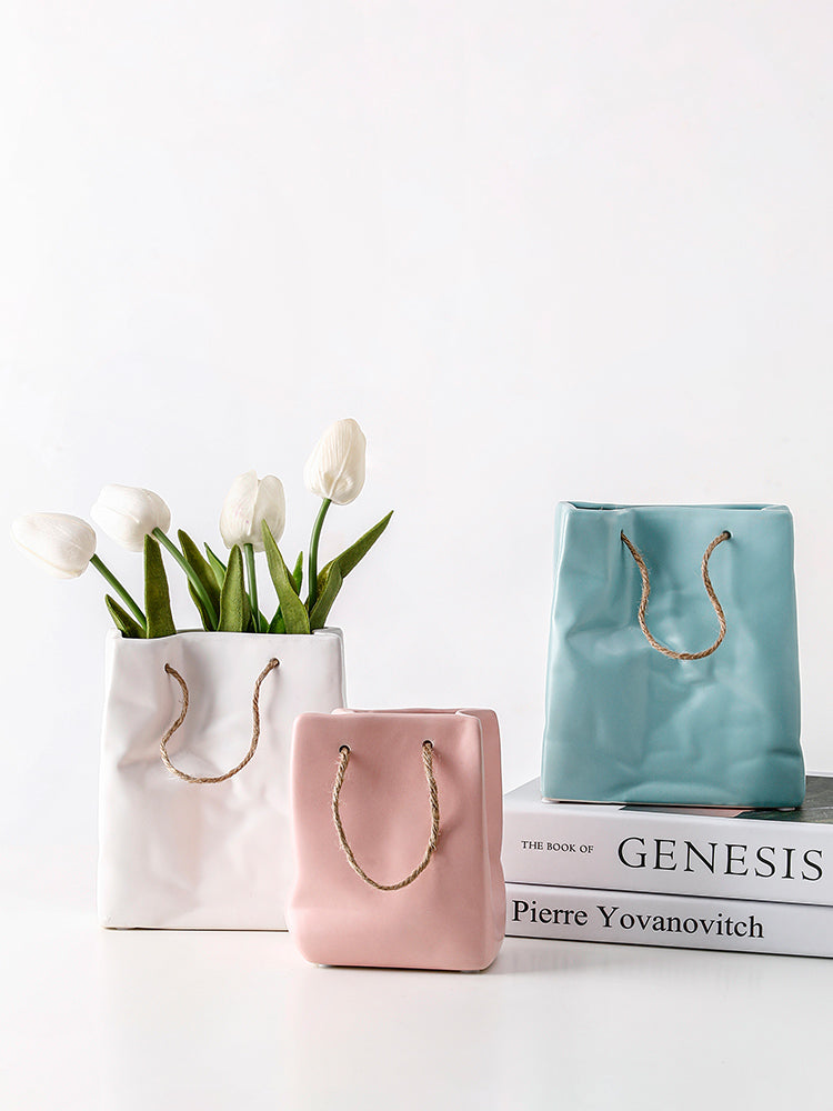 Creative Ceramic Vase - Living Room Dried Flower Decor