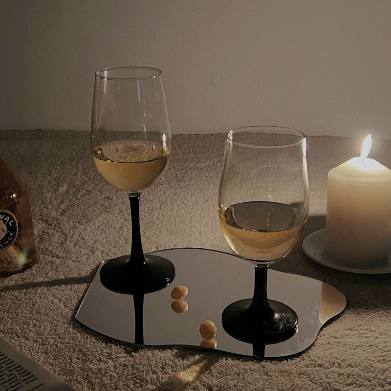 Wine Luminous Glass Medieval Black Swan Goblet