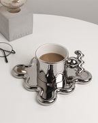 Nordic Ins Wind Creative Ceramic Mug And Saucer