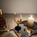 Wine Luminous Glass Medieval Black Swan Goblet