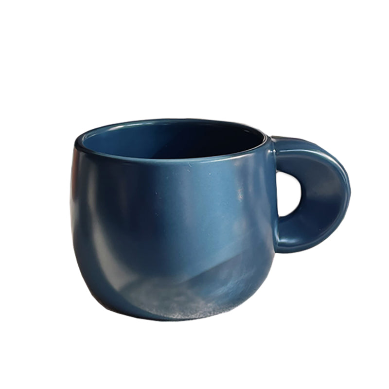 Matte Frosted Texture Mug - Large Capacity Microwaveable