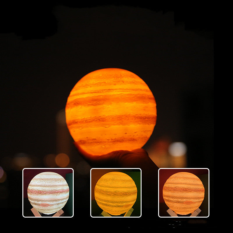 Moon & Jupiter LED Table Lamp - Creative Night Light