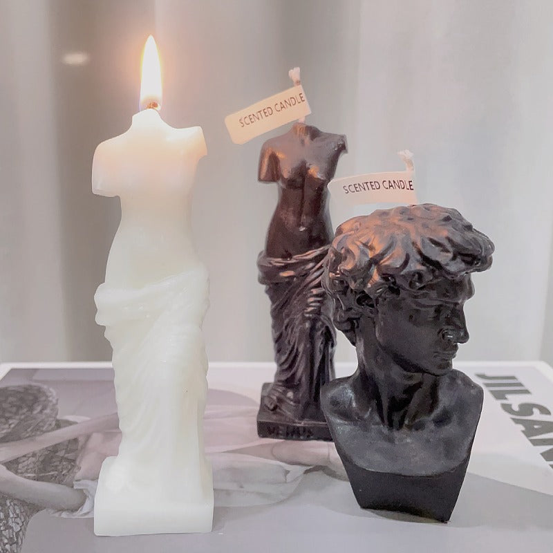 Venus De Milo Sculpture Candle - Artistic Soy Wax