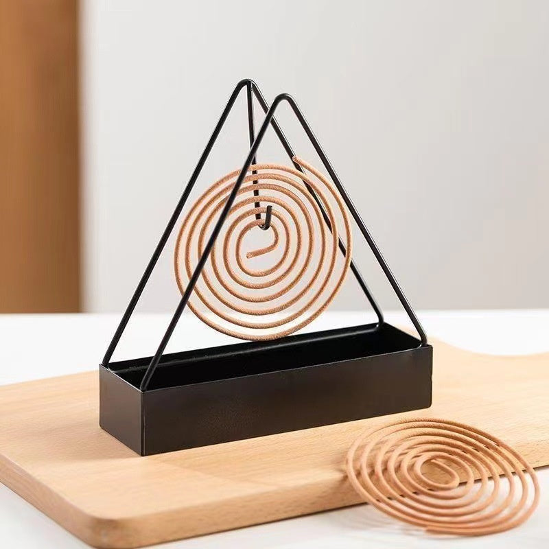 Iron Triangle Mosquito Incense Holder - Outdoor Essential