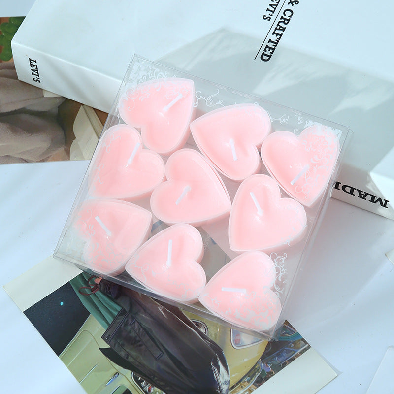 Heart-Shaped Aromatherapy Tealights - Romantic Gift