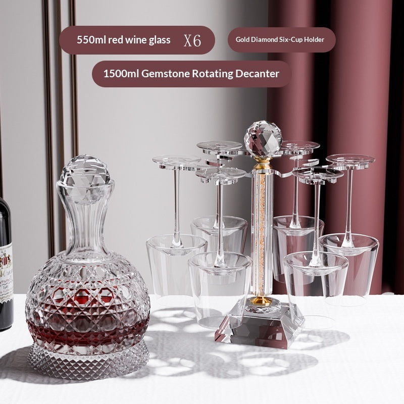Premium Crystal Glass Red Wine Glass And Decanter Set
