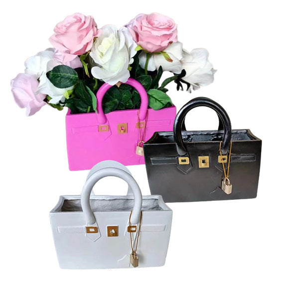 Fashion Personalized Bag Vase - Flower Decoration