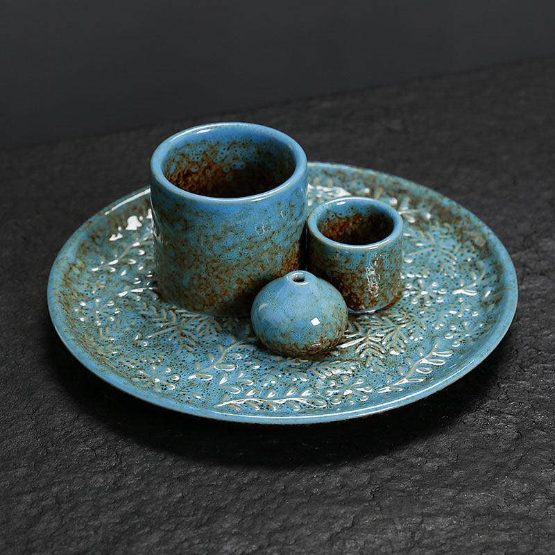Ceramic Incense Burner - Handcrafted Zen Holder