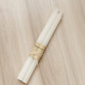 Elegant Beeswax Taper Candles - Living Room Decor